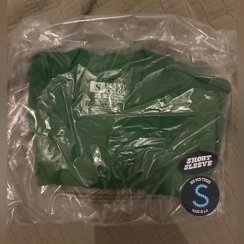 Forest Green Tee Big Bud Press Size Small